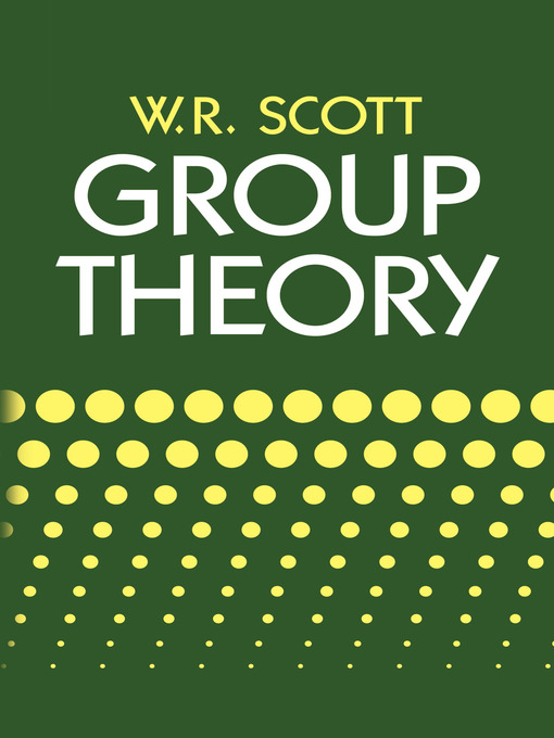 Upplýsingar um Group Theory eftir W. R. Scott - Biðlisti